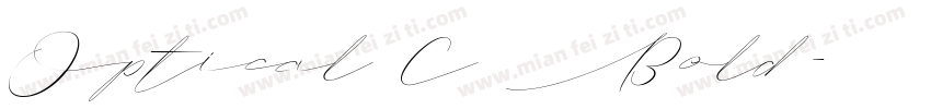 Optical C Bold字体转换